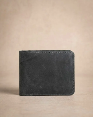 Slate Grey Leather Wallet